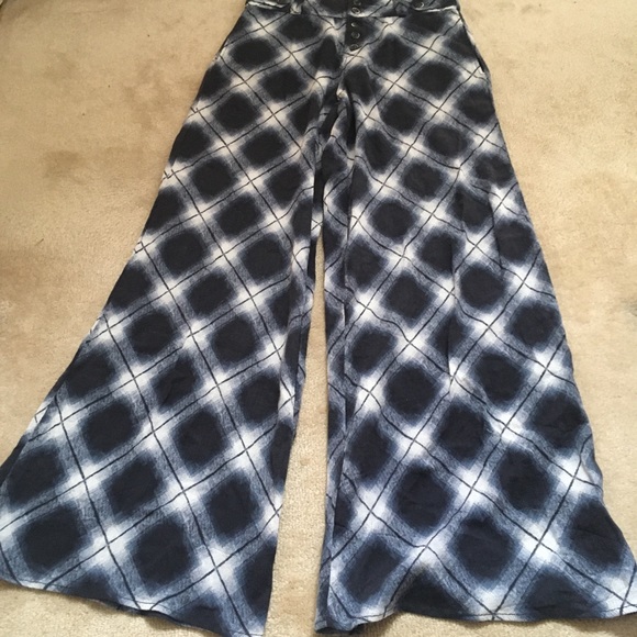 Free People Pants - Free People Wide Leg Flowy Linen Pants